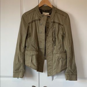 Anthropology green jacket size medium